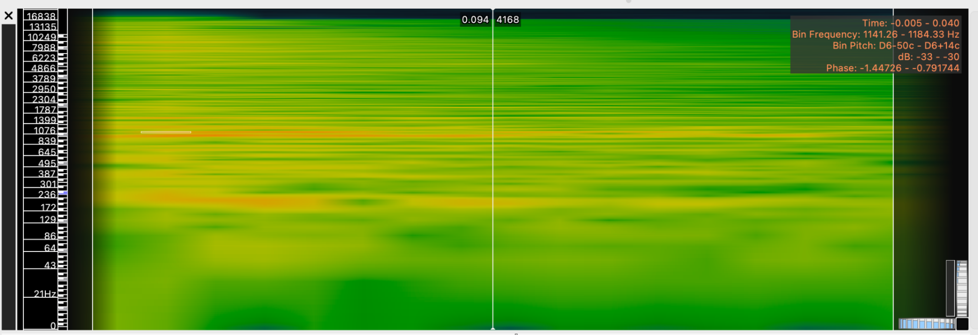 euphonium bell tap after normalized cursor 1141 1184hz