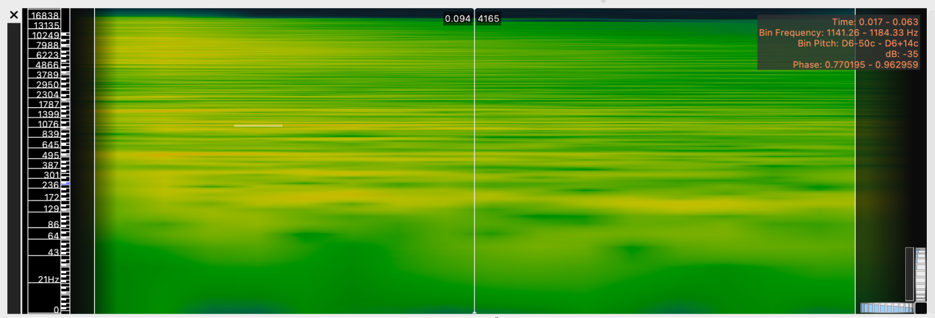 euphonium bell tap before normalized cursor 1141 1184hz